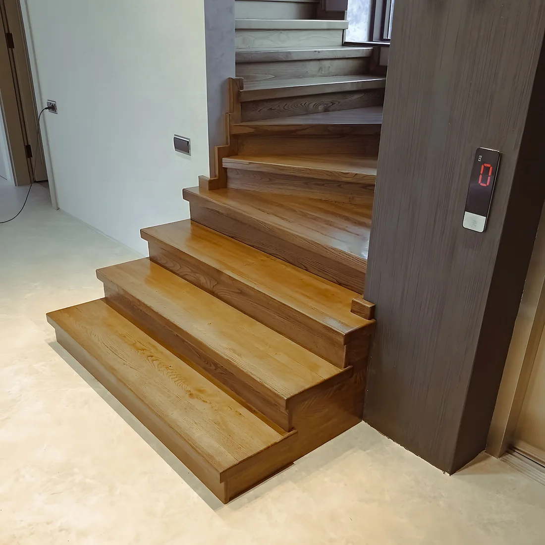 Samsun ahşap merdiven — tamamlanmış proje 23